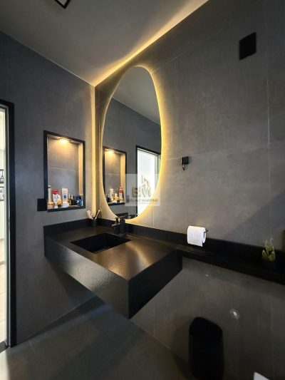 Casa Agudos com piscina aquecida